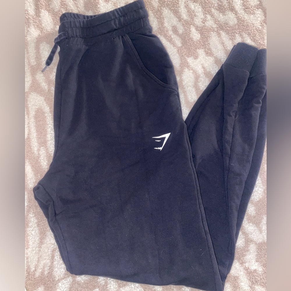 Gymshark Black Track Joggers